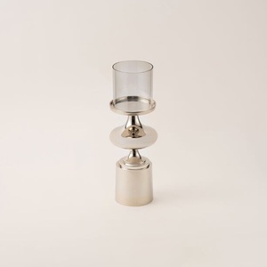 New And Trending Design Chrome Color Metal Frame Candle Lantern for Christmas and Wedding Decoration - Product Image 5