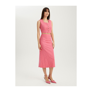 ชุดกระโปรงผ้าฝ้ายผสมวิสคอสของผู้หญิงผ้าคอตตอนคุณภาพระดับพรีเมียมจาก Turkiye - Product Image 3