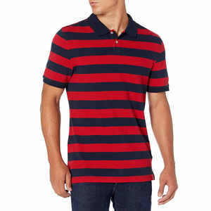 Polos personalizados de algodón para hombre con logotipo bordado, ropa de verano, estilo callejero, polos transpirables de alta calidad para hombre - Product Image 1