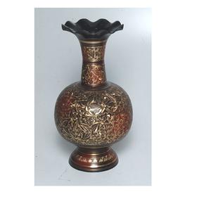 Décoration d'intérieur, vaisselle, vase à fleurs en métal, design moderne, vases en métal poli brillant, pots célèbres, divers vases en métal - Product Image 6