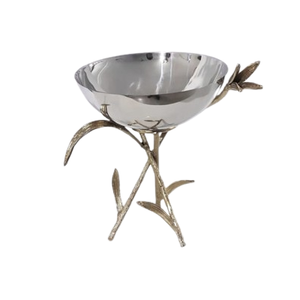 Bol à noix en acier inoxydable personnalisé le plus tendance plat de fruits en métal de qualité alimentaire facile à nettoyer pour la maison ou l'hôtel pour les fêtes - Product Image 5