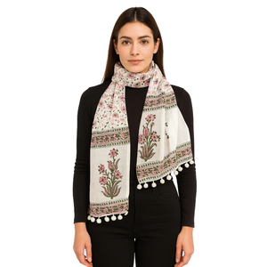 <b>Women</b> Plain Cotton Stole Soft Texture Lightweight <b>Scarf</b> <b>for</b> Everyday Styling <b>for</b> Best Price - Product Image 1