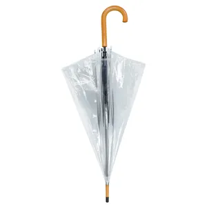 Parapluie promotionnel transparent personnalisé Murray, gadgets personnalisables - Product Image 4
