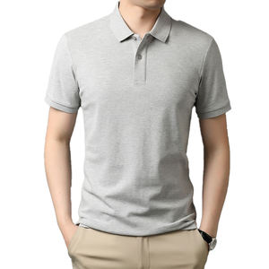 Fabricantes al por mayor Polos de manga corta Tallas grandes Solapas Polos jóvenes y de mediana edad Polo de media manga - Product Image 1