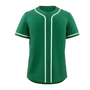 Uniformes Deportivos y Camisetas de Béisbol Personalizadas de Alta Calidad para Hombres Adultos, Logotipo Frontal, Secado Rápido, 100% Poliéster, Camisetas de Equipo - Product Image 1