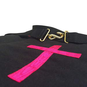 Ensemble de tablier maçonnique bleu/rouge Master Mason Lodge Tablier, col, gantelets (manchettes) Ensemble de tablier maçonnique Regalia Ronpex - Product Image 3