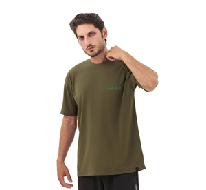 เสื้อยืดผู้ชายสั่งทำโลโก้ขายส่ง ผ้าฝ้าย 100% ลายเรียบ แขนสั้น Veliko Sports - Product Image 3