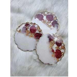 Sous-verres ronds en résine de haute qualité pour la décoration intérieure Design de luxe Produit au meilleur prix - Product Image 1