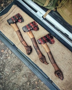 Hache en acier au carbone forgée à la main avec tranchant de 5 pouces-Hache de chasse DIY Sharp & Durable - Product Image 5