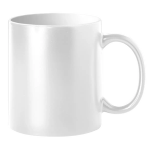 Taza de Cerámica Blanca Ecológica de 11 oz para Sublimación, Taza de Café Blanca para Impresión por Transferencia de Calor - Product Image 1