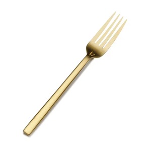 Gold Finished <b>Cutlery</b> <b>Set</b> For Restaurants Hotels Catering And Buffet Use Elegant Professional Flatware Wholesale From India - Product Image 5