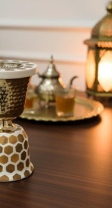 Modern Honeycomb Mop Inlay Bakhoor Burner Gold <b>Hammered</b> Metal Incense <b>Holder</b> Arabic Design Luxury Tabletop Decor For Middle East - Product Image 3