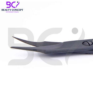 Ciseaux de manucure noirs 2026 en acier inoxydable, produit durable, lame tranchante, ciseaux de coupe professionnels pour cuticules et ongles - Product Image 5