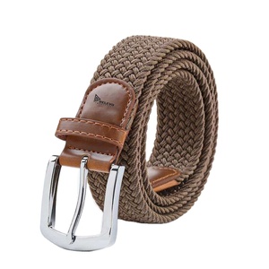 Ceinture élastique pour homme, ceinture ajustable, longueur 110-125 cm, avec boucle en métal, logo personnalisé, 2-3 cm, vêtements décontractés - Product Image 6