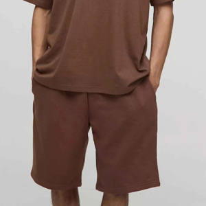 Nouvel arrivage 2026 – Ensemble décontracté de course pour homme, respirant, été, haut à manches courtes et pantalon en tissu éponge lavé, qualité supérieure - Product Image 6