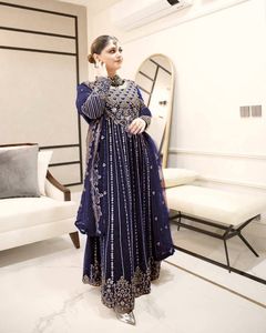 <b>Presenting</b> New Designer Heavy Georgette Beautiful Sequence Embroidered Anarkali Gown With Dupatta Set Ready to Wear - Product Image 4