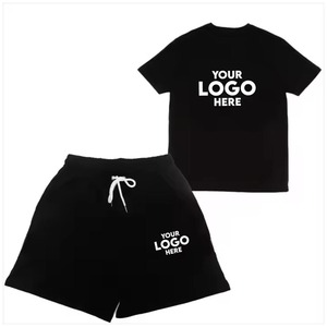top quality Custom Logo Summer Sportswear Shirt And <b>Shorts</b> Set Comfy <b>Lounge</b> <b>Shorts</b> <b>for</b> Daily Wear - Product Image 5