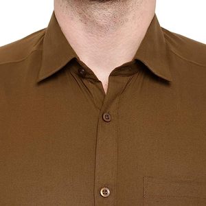 เสื้อเชิ๊ตผู้ชายลายดอกไม้เพรียวบางและมีสไตล์100% ผ้าฝ้ายพรีเมี่ยมดีไซน์ลำลองสำหรับใส่ในชีวิตประจำวันและวันหยุด - Product Image 6