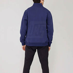 Chaqueta elegante con cremallera 1/4 con cierre de cremallera suave y material transpirable para uso diario Chaqueta con cremallera 1/4 para hombres - Product Image 3