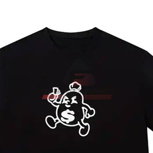 เสื้อยืดพิมพ์ลายพัฟสำหรับผู้ชายเสื้อยืดพิมพ์ลายพัฟสไตล์ใหม่เลือกสีได้เอง - Product Image 3