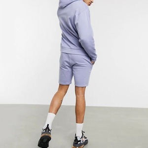 Conjunto de sudaderas y pantalones cortos informales de moda para hombre, ropa de verano de dos piezas transpirable hecha a medida, proveedor de atuendos cómodos - Product Image 6