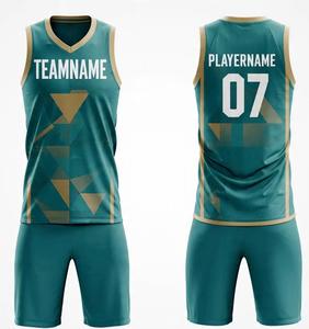 Conjunto de Uniforme de Baloncesto Profesional Personalizado al por Mayor para Hombre, Camiseta sin Mangas y Pantalones Cortos, Conjunto de Uniforme de Baloncesto Reversible por Sublimación - Product Image 5