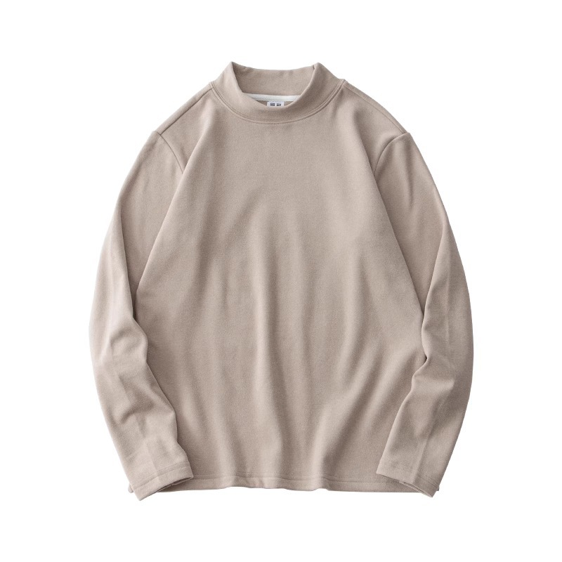[German velvet][Half turtleneck] Khaki