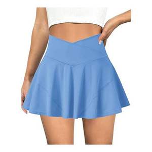 Mini pantalones cortos de golf personalizados de alta calidad y faldas activas plisadas para mujeres Plum Gym Tennis Inflow Sports para adultos - Product Image 6