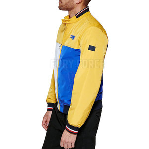 Chaqueta Bomber de calle personalizada de alta calidad 2025 con cuello levantado y logotipo frontal para la temporada de invierno - Product Image 3