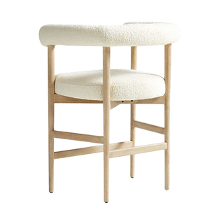 Tabouret de comptoir avec accoudoirs chaise de salle à manger polyvalente meubles en bois de haute qualité du Vietnam - Product Image 4