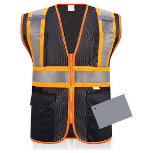 Construction Reflective Mesh Safety <b>Vest</b> With Logo Custom High Visibility Safety Reflective <b>Vest</b> Reflective High Quality <b>Hi</b> <b>Vis</b> - Product Image 1
