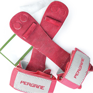 Support de poignet respirant en néoprène réglable avec poignées et protections de paume pour la musculation et l'haltérophilie - Product Image 1