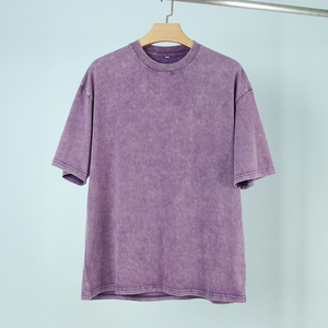 2025 nuevas camisetas de moda lavadas con ácido para hombres, camisetas de secado rápido, transpirables, de alta calidad, logotipo personalizado, venta al por mayor, camisetas personalizadas para hombres - Product Image 3