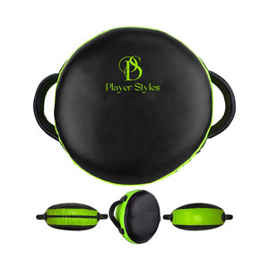 Escudo de boxeo de cuero PU de piel de vaca de alta calidad profesional Impresión de logotipo personalizado más vendido diseñado para participantes adultos de MMA - Product Image 1