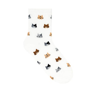 Mini calcetines tobilleros con estampado personalizado para hombre y mujer, calcetín informal de algodón suave para uso diario, pedidos al por mayor - Product Image 3