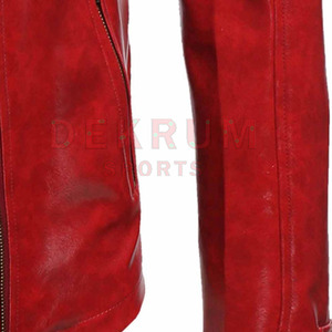 Veste en cuir véritable personnalisée de haute qualité, design unisexe 2026, avec tissu tricoté léger pour l'hiver, vente en gros pour hommes - Product Image 6