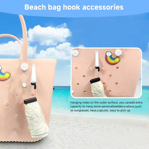 Custom Bag Hooks Key Holder Sunglasses <b>Frame</b> Keychain Insert Accessory Compatible with Bogg Bag Beach Tote Wholesale - Product Image 5