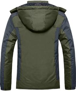 Men's Durable Thermal Fleece Lined Ski <b>Jacket</b> High Performance Winter Sports Insulation with Stand Collar - Product Image 2