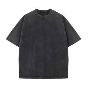 Personnalisé T-shirt vintage délavé surdimensionné pour hommes de haute qualité 100% coton brun sable rue lourde vente en gros - Product Image 6