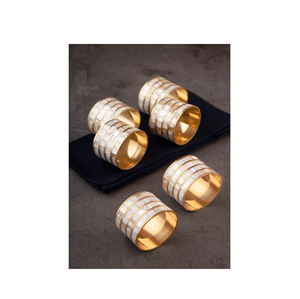 Mother of Pearl Inlay Tissue <b>Box</b> Bone Inlay Tissue <b>Box</b> Napkin Ring <b>for</b> <b>Wedding</b> Party Ware Use Hot Selling - Product Image 6