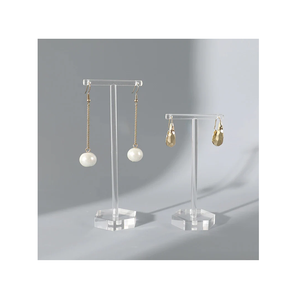 Vente chaude acrylique boucle d'oreille support suspendu support mode Style bijoux personnalisé boucle d'oreille support d'affichage - Product Image 4
