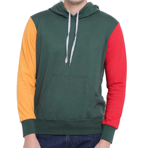 Sudadera con capucha de peso pesado en blanco de gran tamaño personalizada de calle 100% Jersey de algodón sudaderas con capucha de talla grande para hombre - Product Image 3