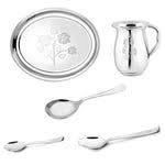 Ensemble de dîner pratique et durable en acier inoxydable écologique à usage quotidien comprenant un plat et un ustensile en métal - Product Image 4