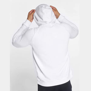 Sweat à capuche unisexe 100% coton, sweat-shirt français en éponge avec fermeture éclair complète pour homme avec Logo personnalisé - Product Image 5