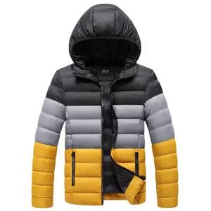 Abrigo acolchado frontal de camuflaje de moda para exteriores unisex, abrigo grueso de invierno cálido con capucha y logotipo personalizado, ropa de abrigo resistente - Product Image 5