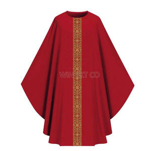 Chasuble de prêtre sur mesure à bas prix Logo personnalisé de haute qualité Service OEM Top tendance - Product Image 6