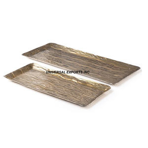 Sustainable Shiny Polished Stainless Steel <b>Chocolate</b> Tray Classic Stylish <b>Fancy</b> New Tableware Decorative <b>Chocolate</b> Platter - Product Image 2