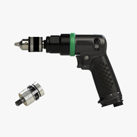 Perceuse pneumatique industrielle réversible Taiwan 3/8'' 1/2'' modèle PD0311/PD0406 3500 tr/min OEM/ODM personnalisable avec garantie