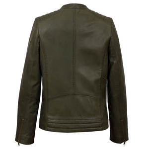 Chaquetas de Mujer de Cuero PU Hechas a Medida, Estilo Más Popular, Chaquetas de Cuero para Mujer para Uso en Exteriores - Product Image 2