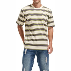 Nuevas camisetas transpirables ecológicas elegantes de gran tamaño para hombre de algodón 100% de color sólido-Venta caliente - Product Image 3